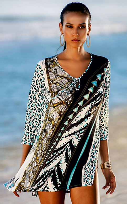 F4747 cover ups beachwear